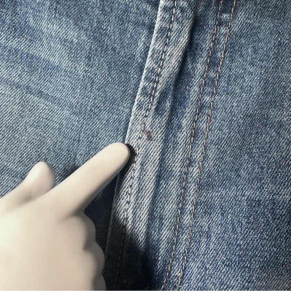 MOTHER - The Stunner Ankle Step Fray Jeans in Helter Skelter Size 28 - Picture 6 of 16